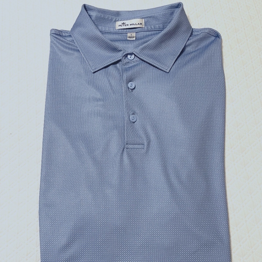Peter Millar Summer Comfort Short Sleeve Polo Shirt Size Large